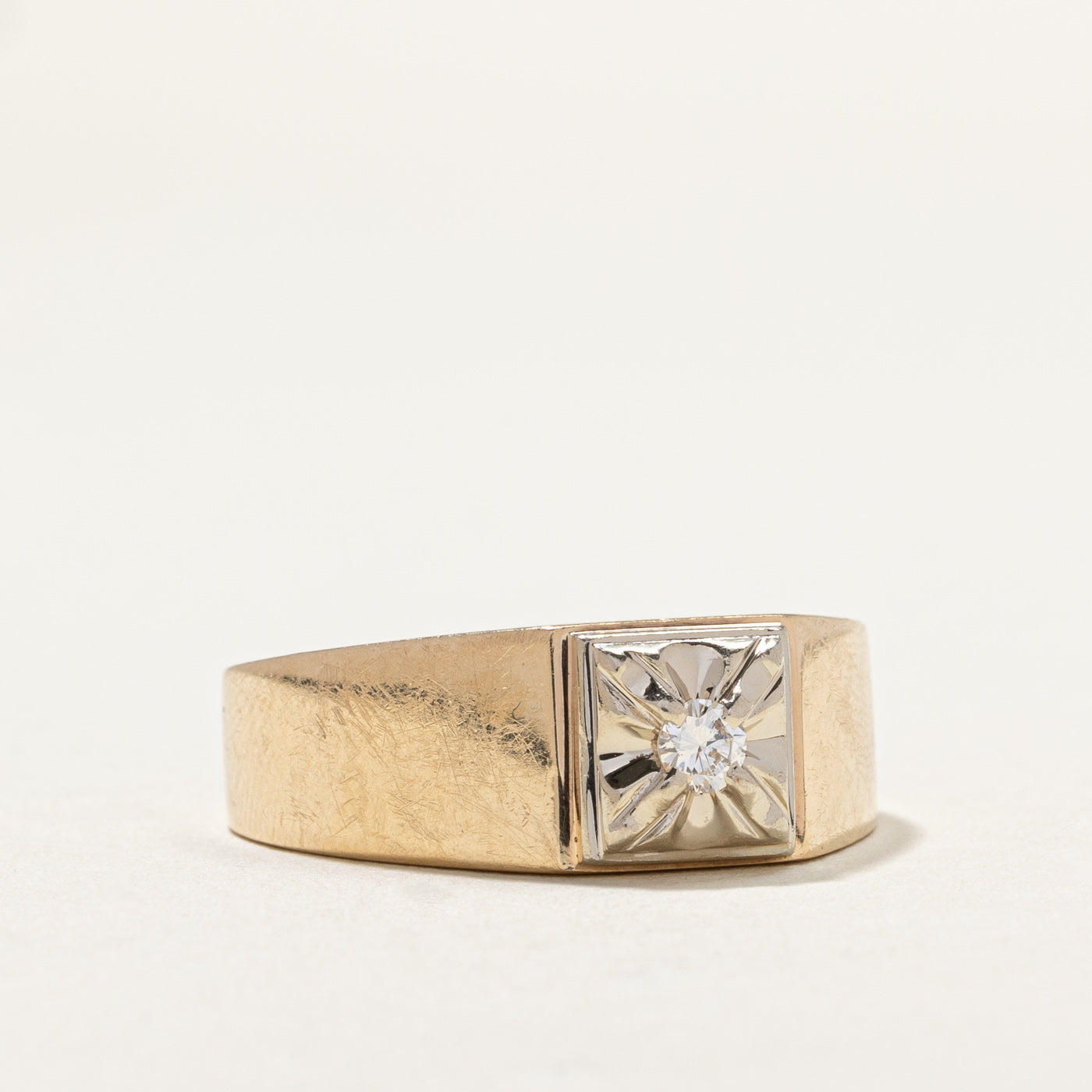Illusion Set Diamond Ring | 0.12ct | SZ 10 |