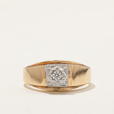 Single Stone Diamond Ring | 0.10ct | SZ 11