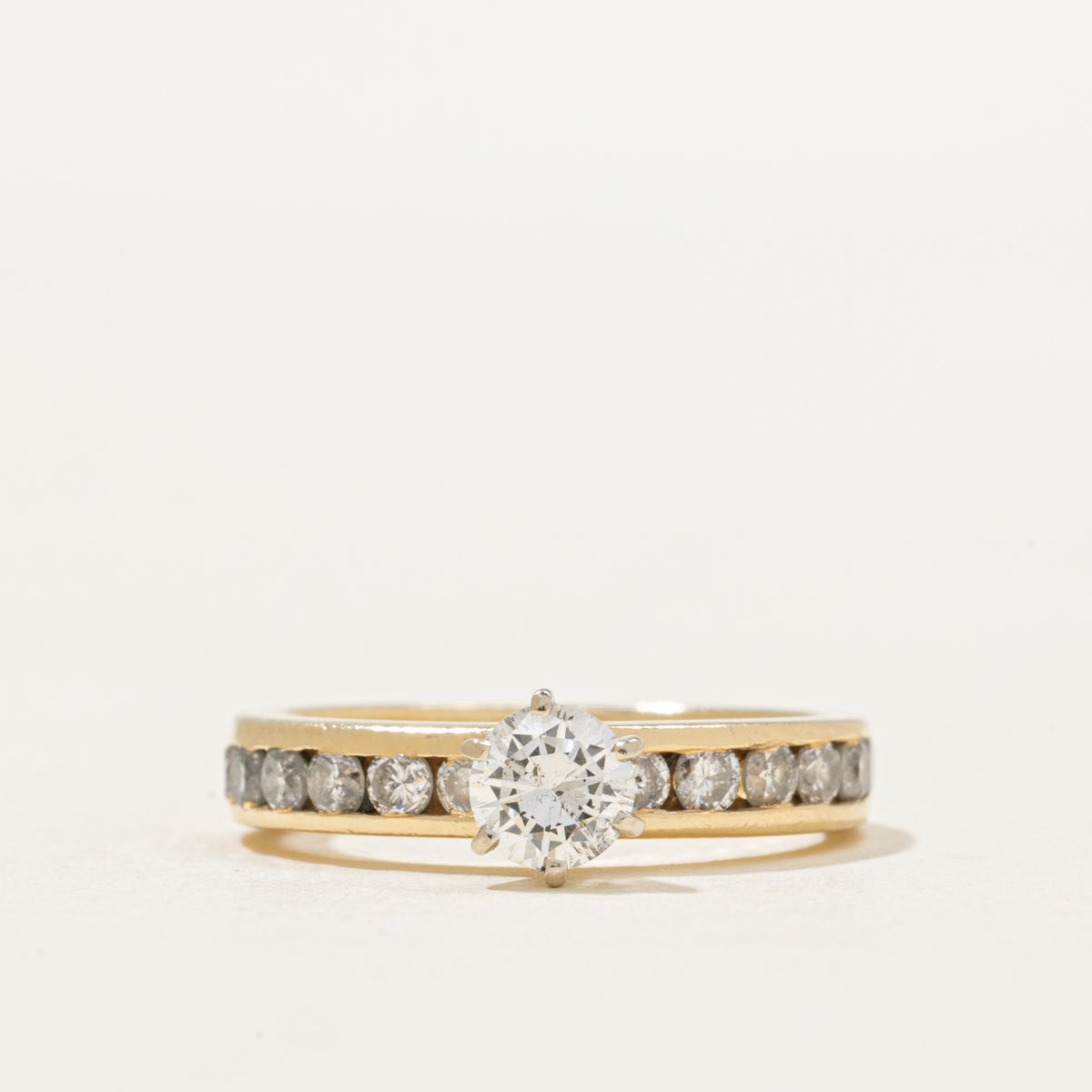 High Set Diamond Engagement Ring | 0.90ctw | SZ 4.5