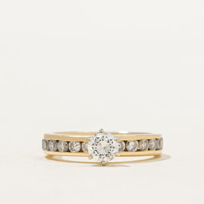 High Set Diamond Engagement Ring | 0.90ctw | SZ 4.5
