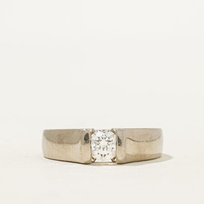 Solitaire Tension Set Diamond Ring | 0.40ct | SZ 6