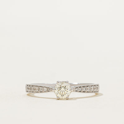 Reverse Tapered Diamond Ring | 0.42ctw | SZ 6