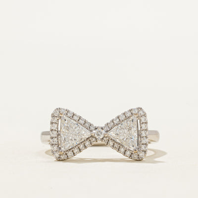 Diamond Bow Ring | 0.90ctw | SZ 6.5