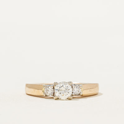 Three Stone Diamond Engagement Ring | 0.48ct | SZ 5.5