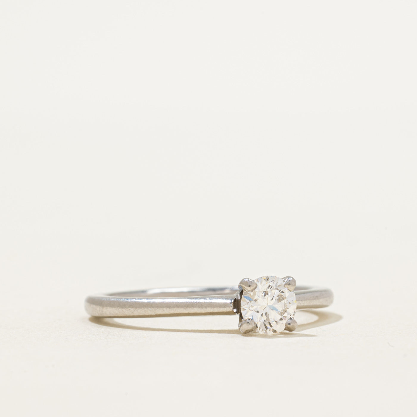 GIA Certified Solitaire Diamond Ring | 0.51ct | SZ 8.5