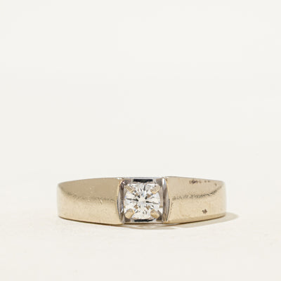 Solitaire Diamond Ring | 0.33ct | SZ 9