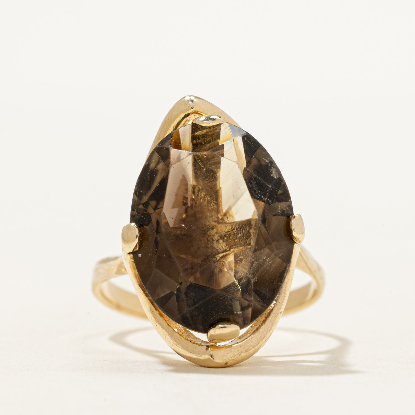 Smoky Quartz Cocktail Ring | 7.00ct | SZ 7.25