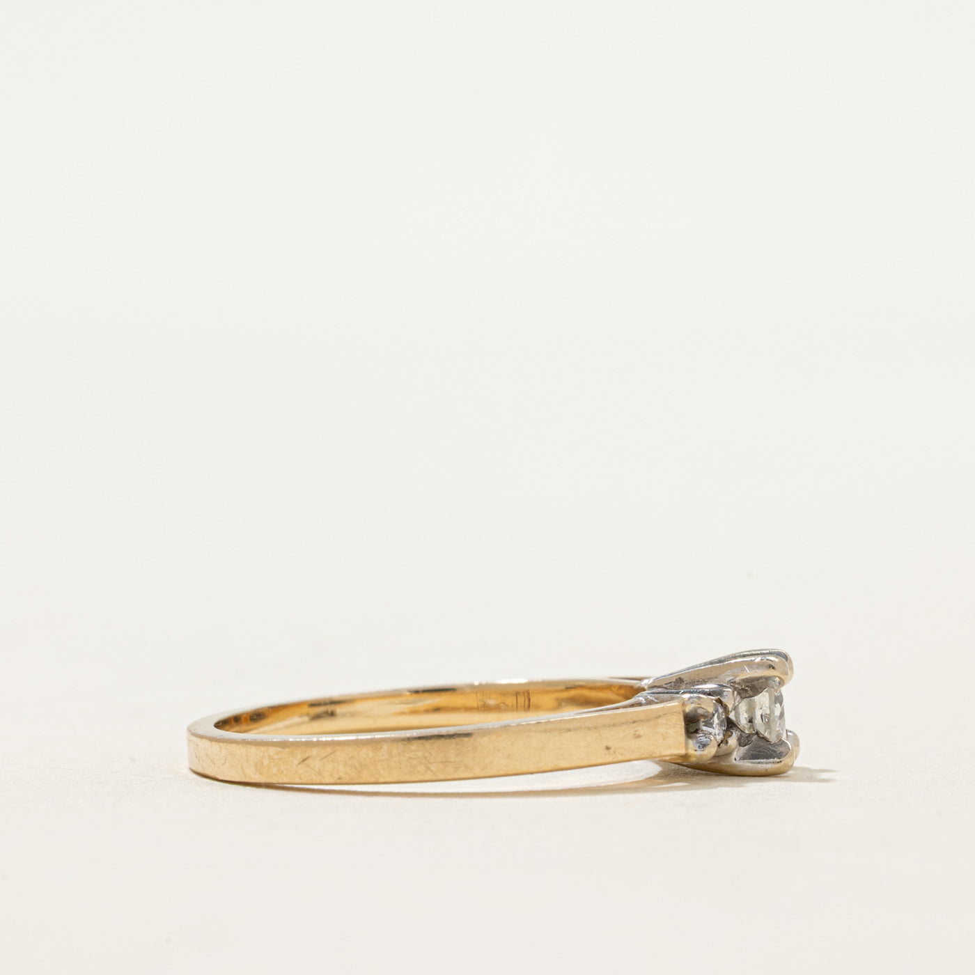 Three Stone Diamond Ring | 0.22ct | SZ 7.5