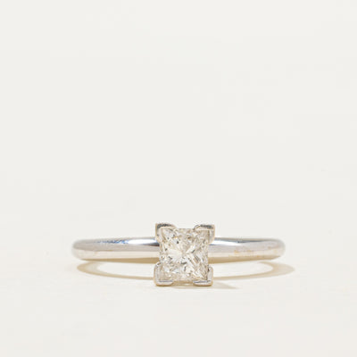 Solitaire Princess Cut Diamond Ring | 0.40ct | SZ 4.25