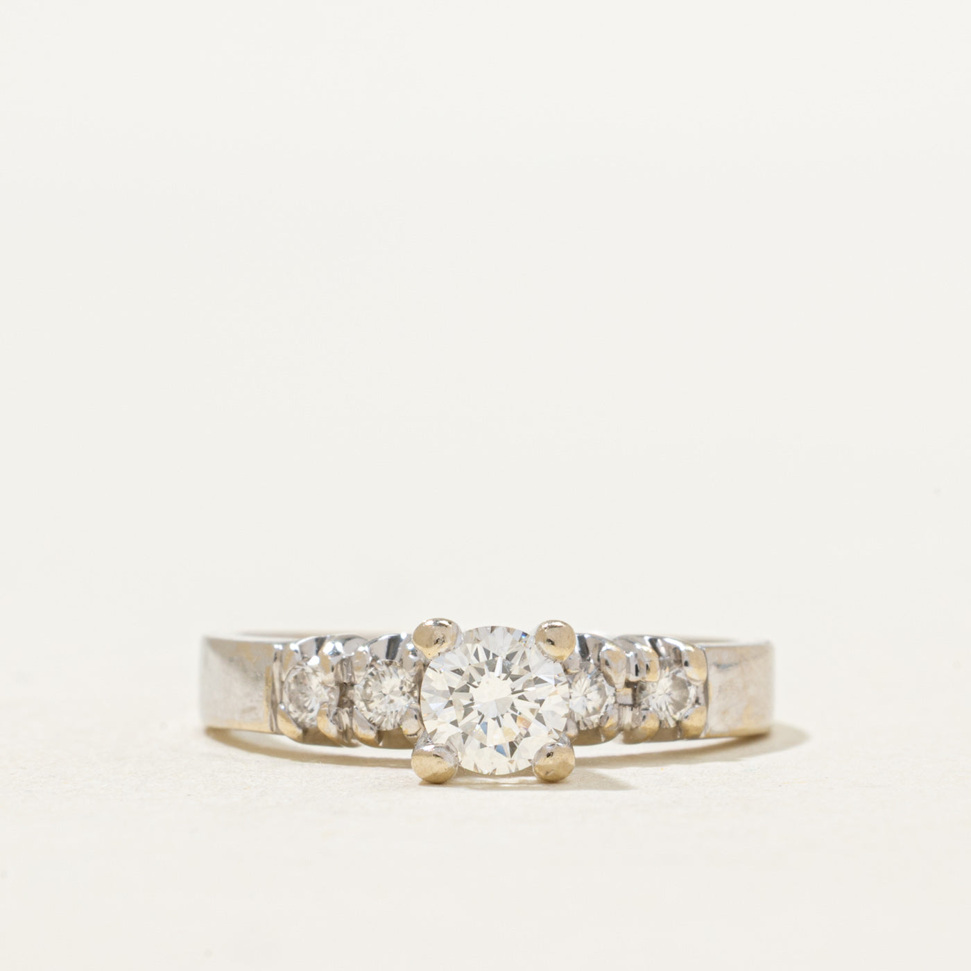 High Set Diamond Ring | 0.49ctw | SZ 5.75
