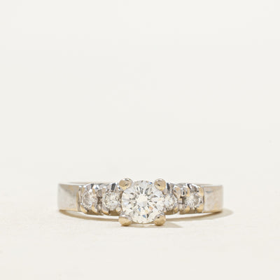 High Set Diamond Ring | 0.49ctw | SZ 5.75