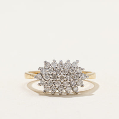 Pavé Set Diamond Cluster Ring | 0.58ctw | SZ 7.25