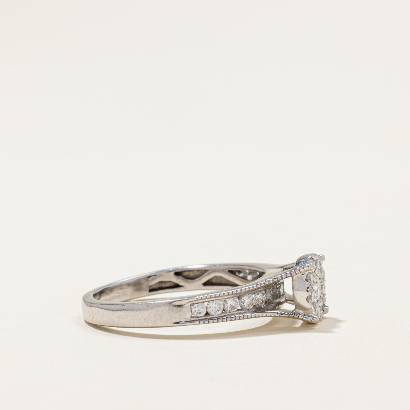Diamond Halo Ring | 0.68ctw | SZ 8