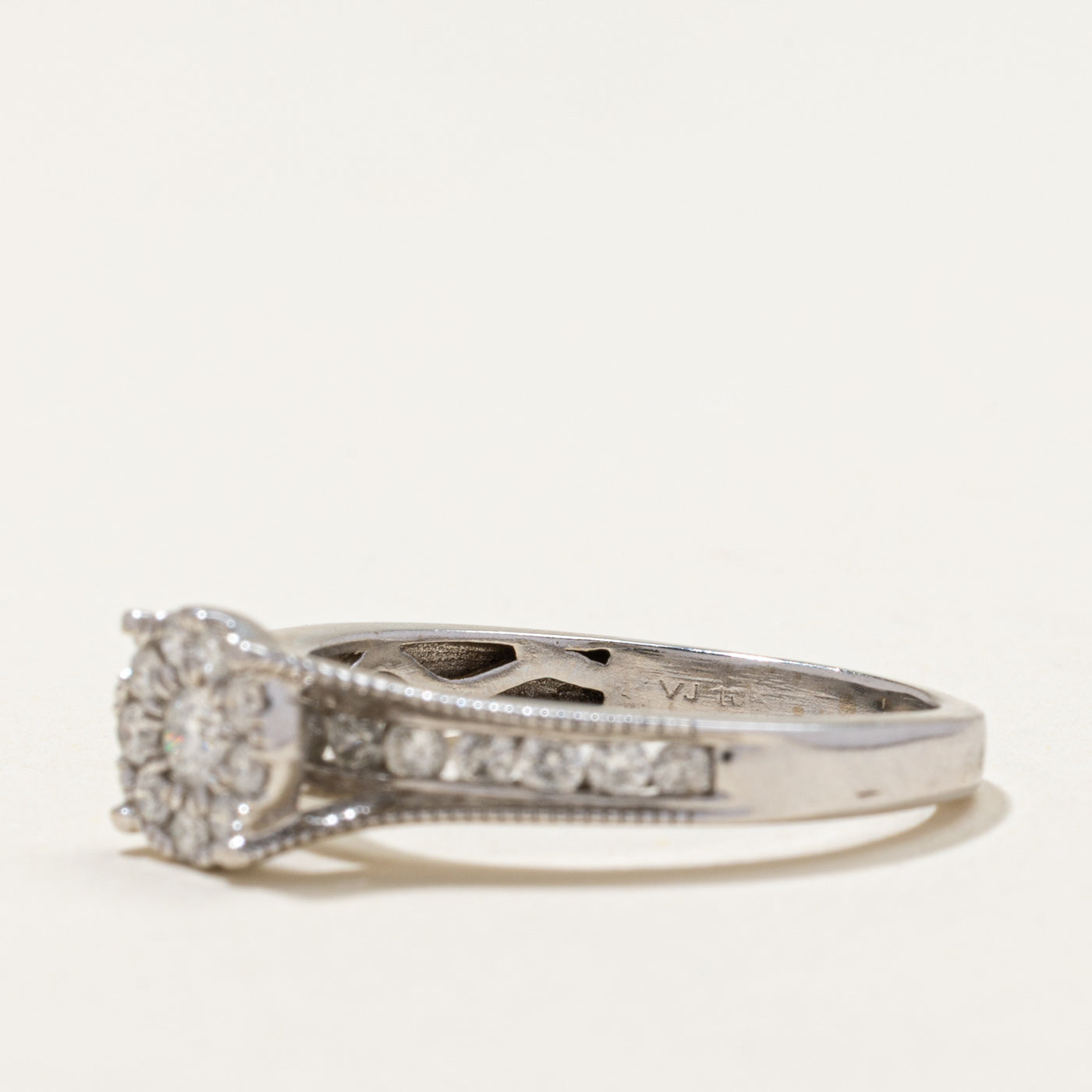 Diamond Halo Ring | 0.68ctw | SZ 8
