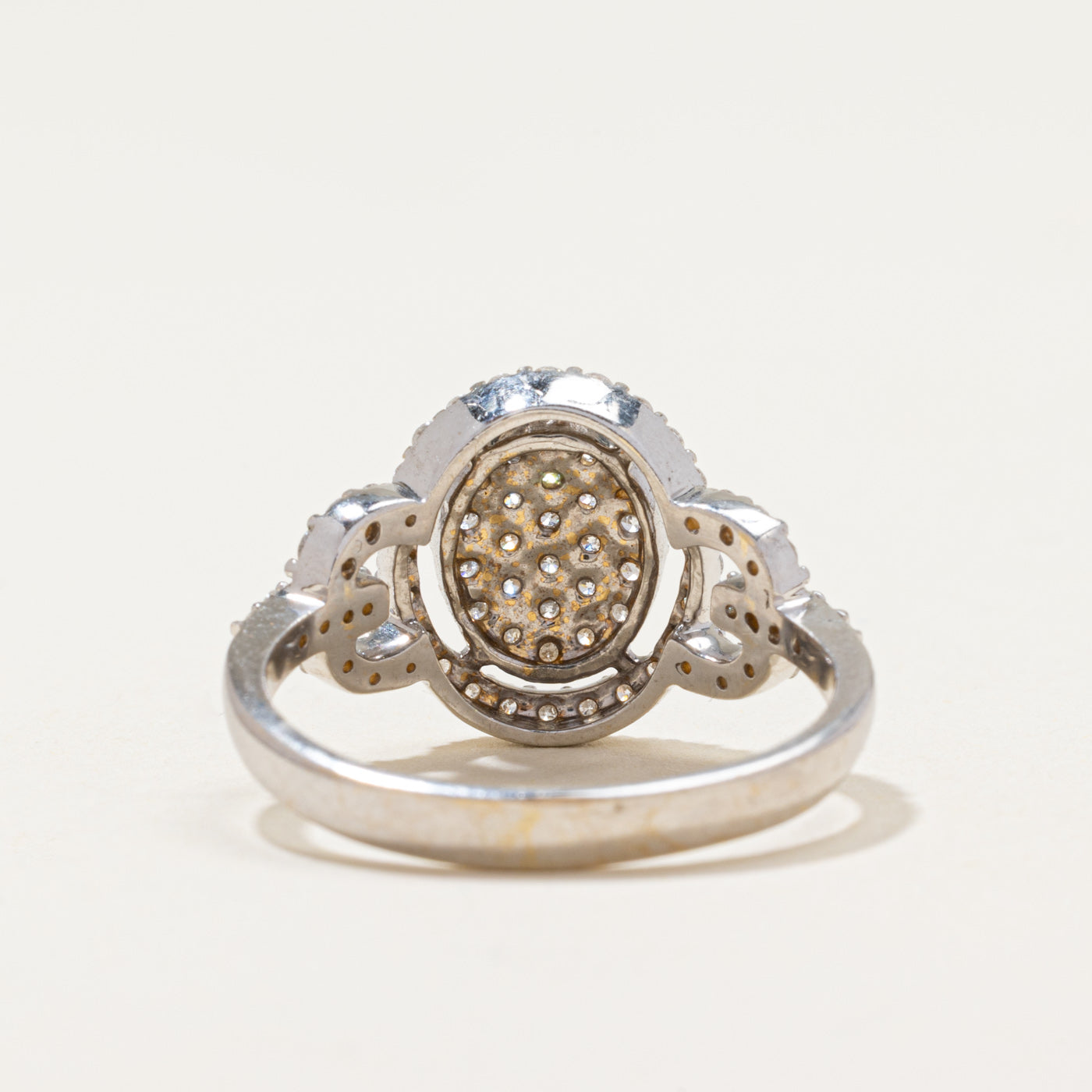 Oval Diamond Cluster Ring | 1.10ctw | SZ 9.5