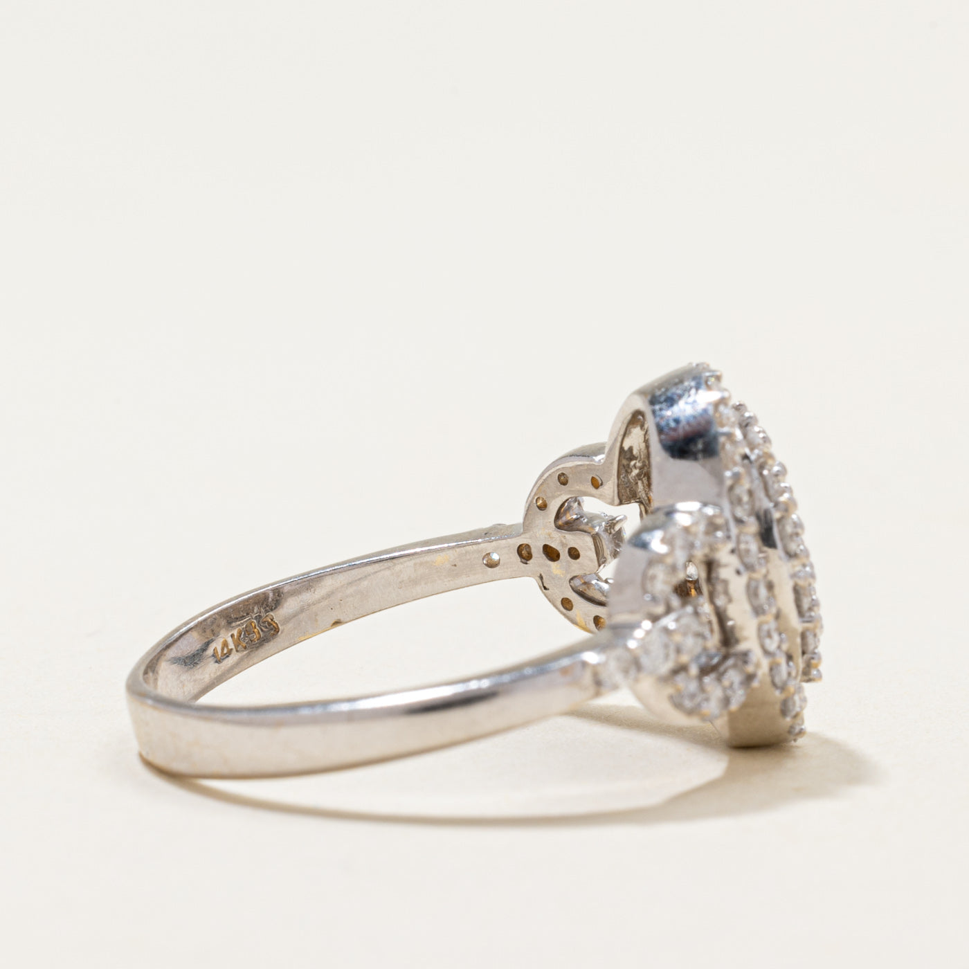 Oval Diamond Cluster Ring | 1.10ctw | SZ 9.5