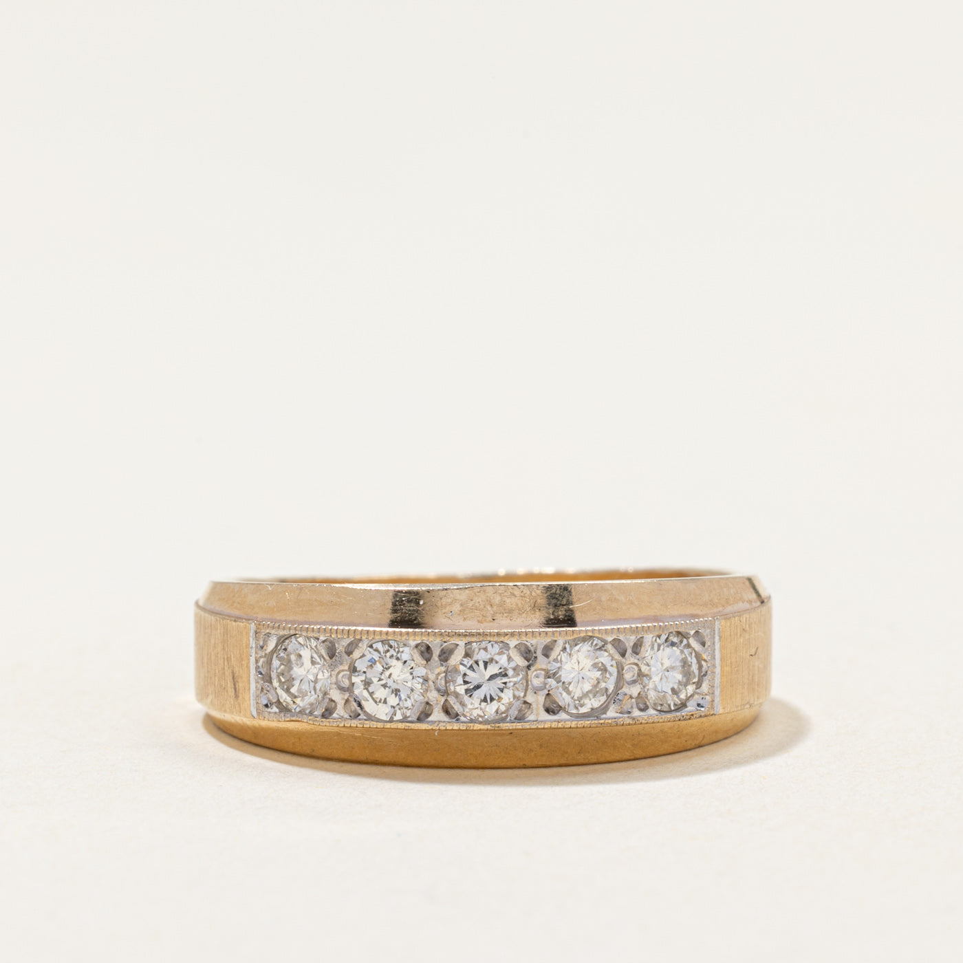 Five Stone Diamond Band | 0.55ctw | SZ 8.75