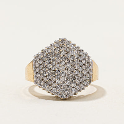 Diamond Cluster Cocktail Ring | 1.00ctw | SZ 7
