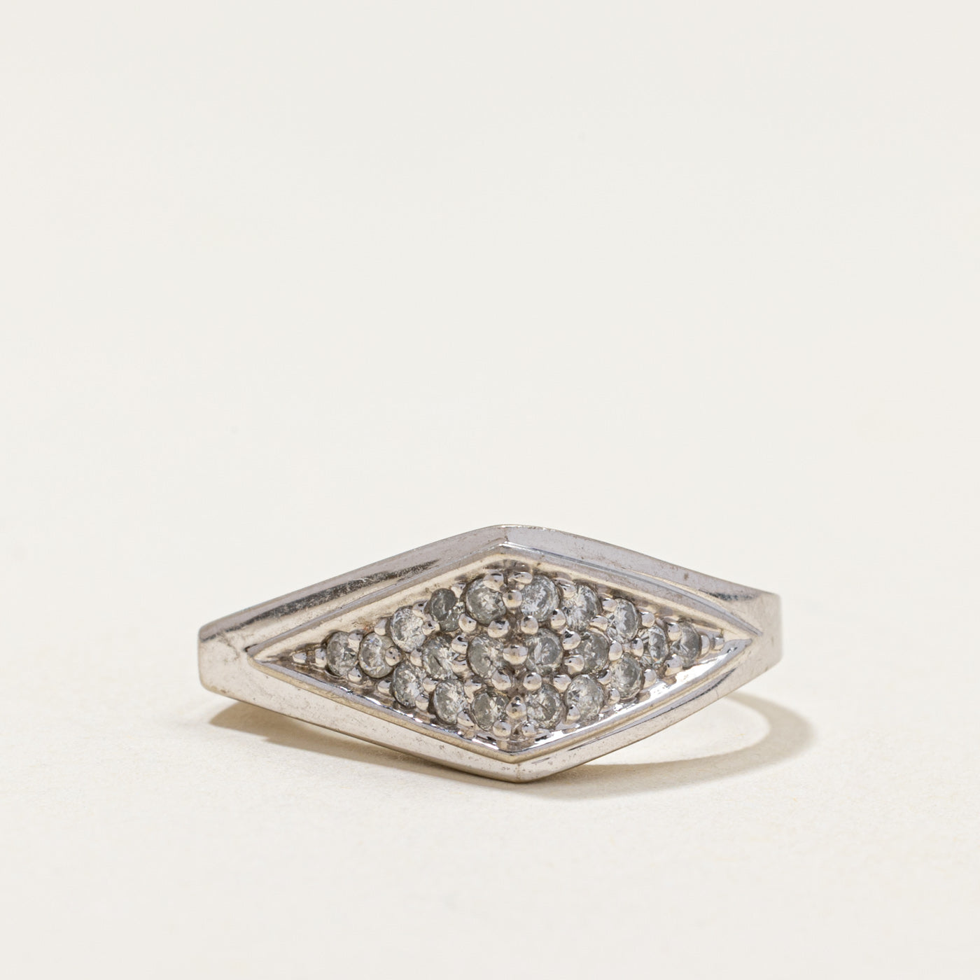 Rhombus Diamond Cluster Ring | 0.40ctw | SZ 6.75
