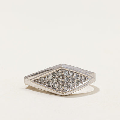 Rhombus Diamond Cluster Ring | 0.40ctw | SZ 6.75