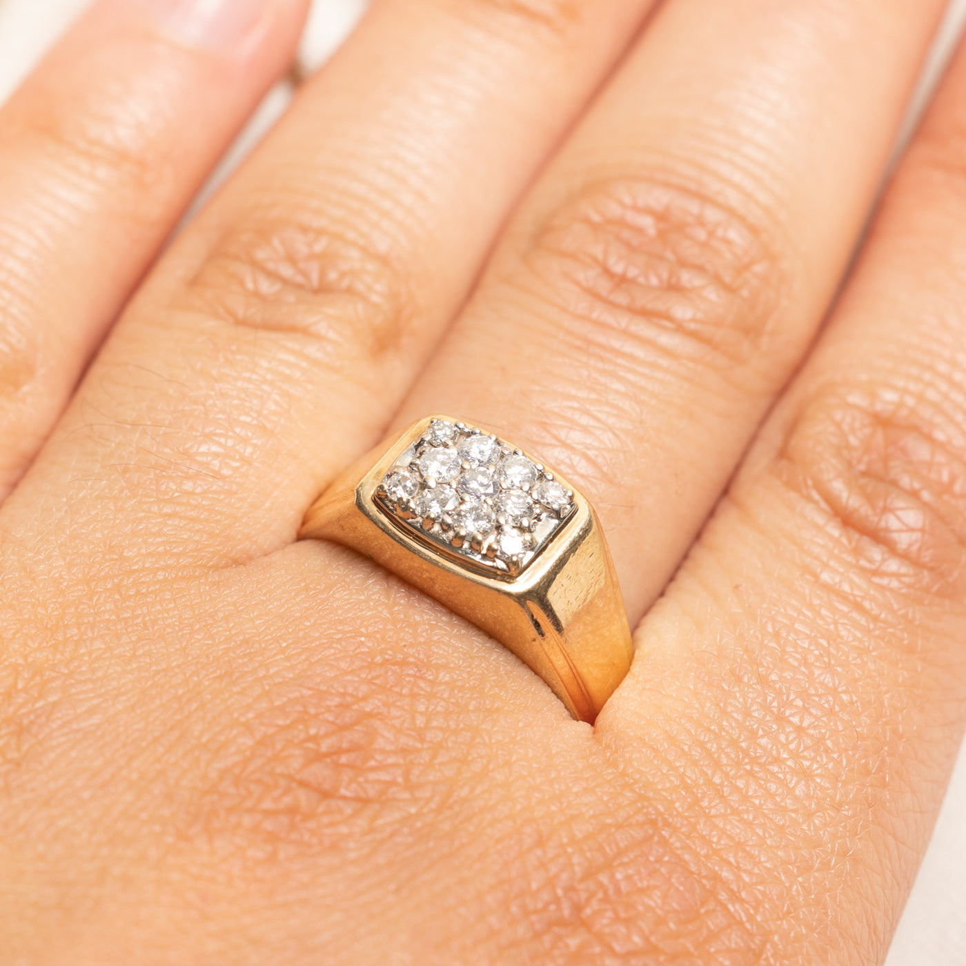 Diamond Cluster Ring | 0.54ctw | SZ 11.5
