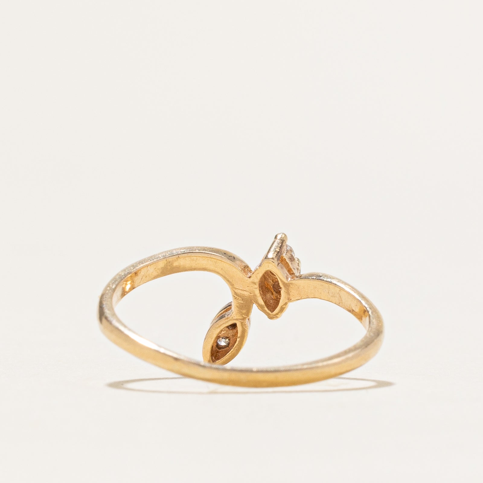 Diamond Chevron Ring | 0.06ctw | SZ 4.25
