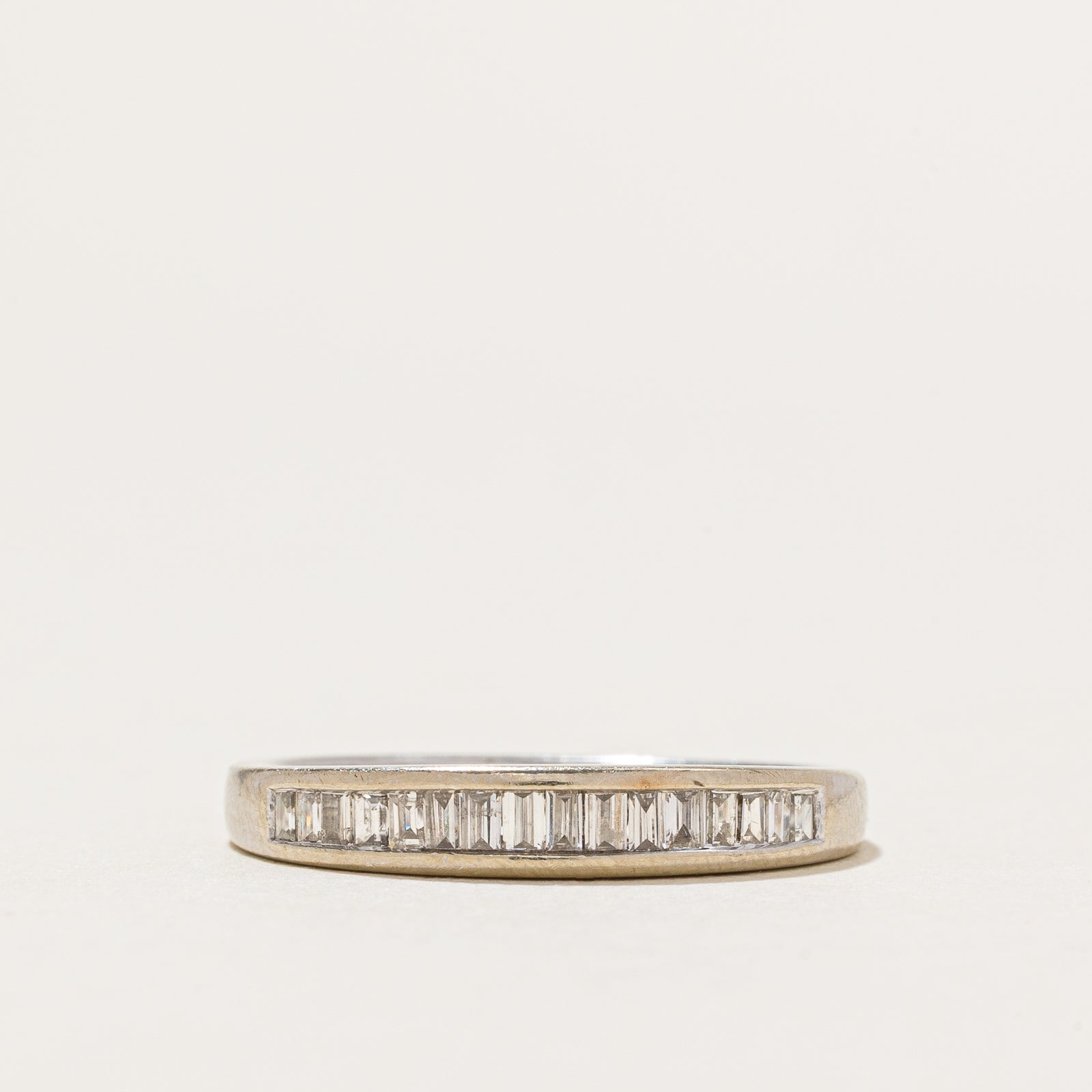 Channel Set Diamond Band | 0.24ctw | SZ 6.75