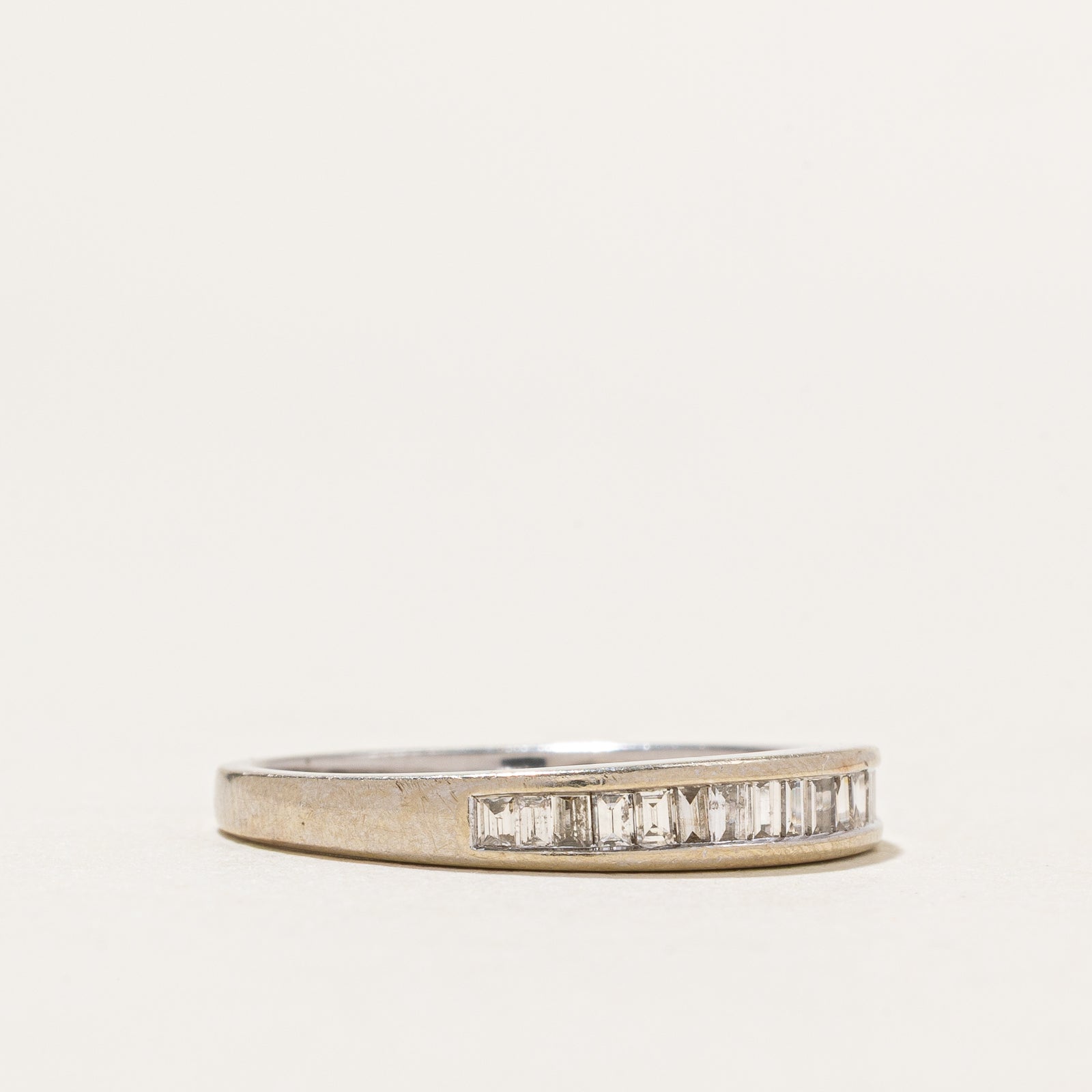 Channel Set Diamond Band | 0.24ctw | SZ 6.75