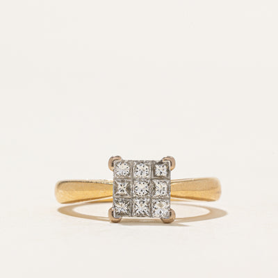 Invisible Illusion Set Diamond Ring | 0.52ctw | SZ 5.5
