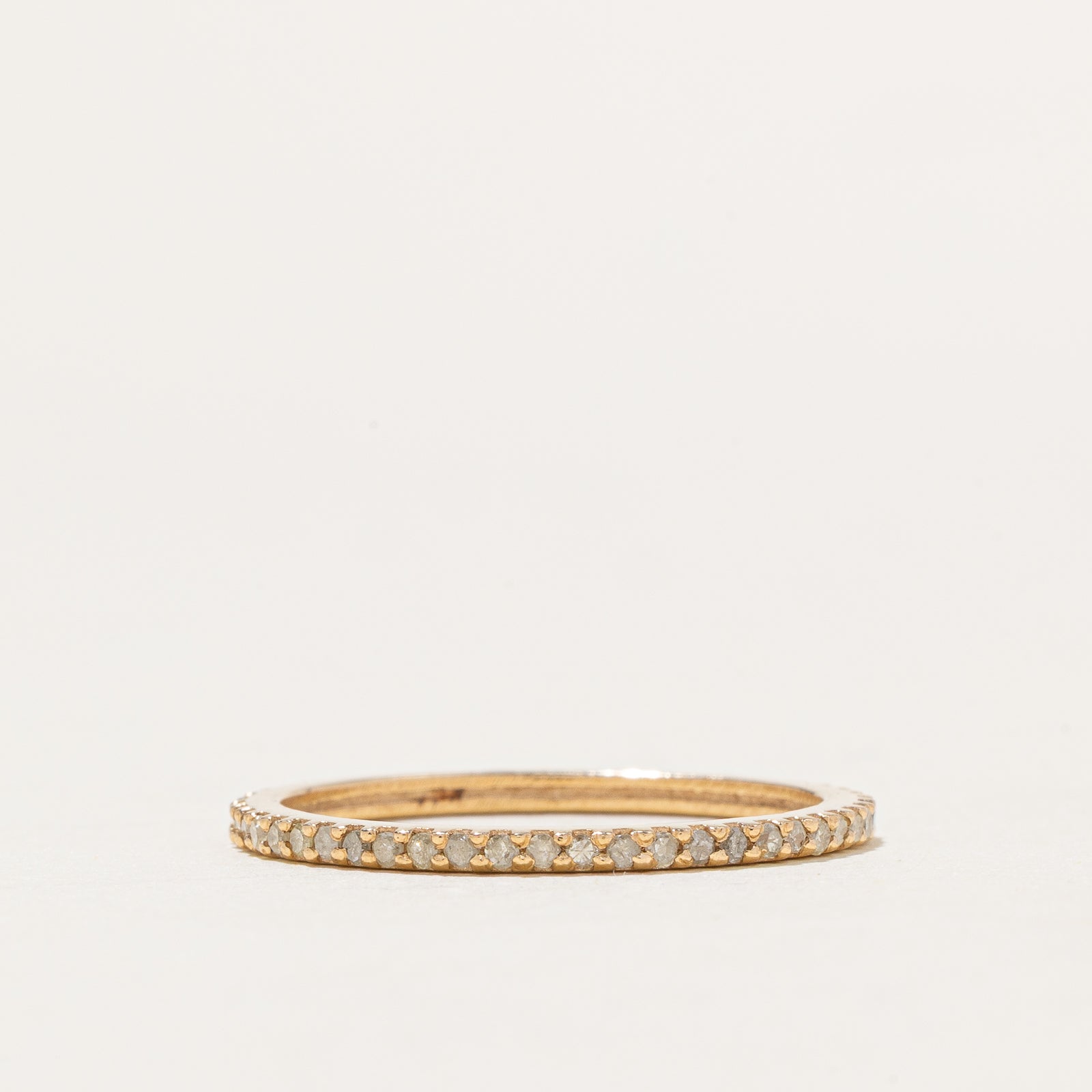 Pave Set Diamond Eternity Band | 0.25ctw | SZ 8.25