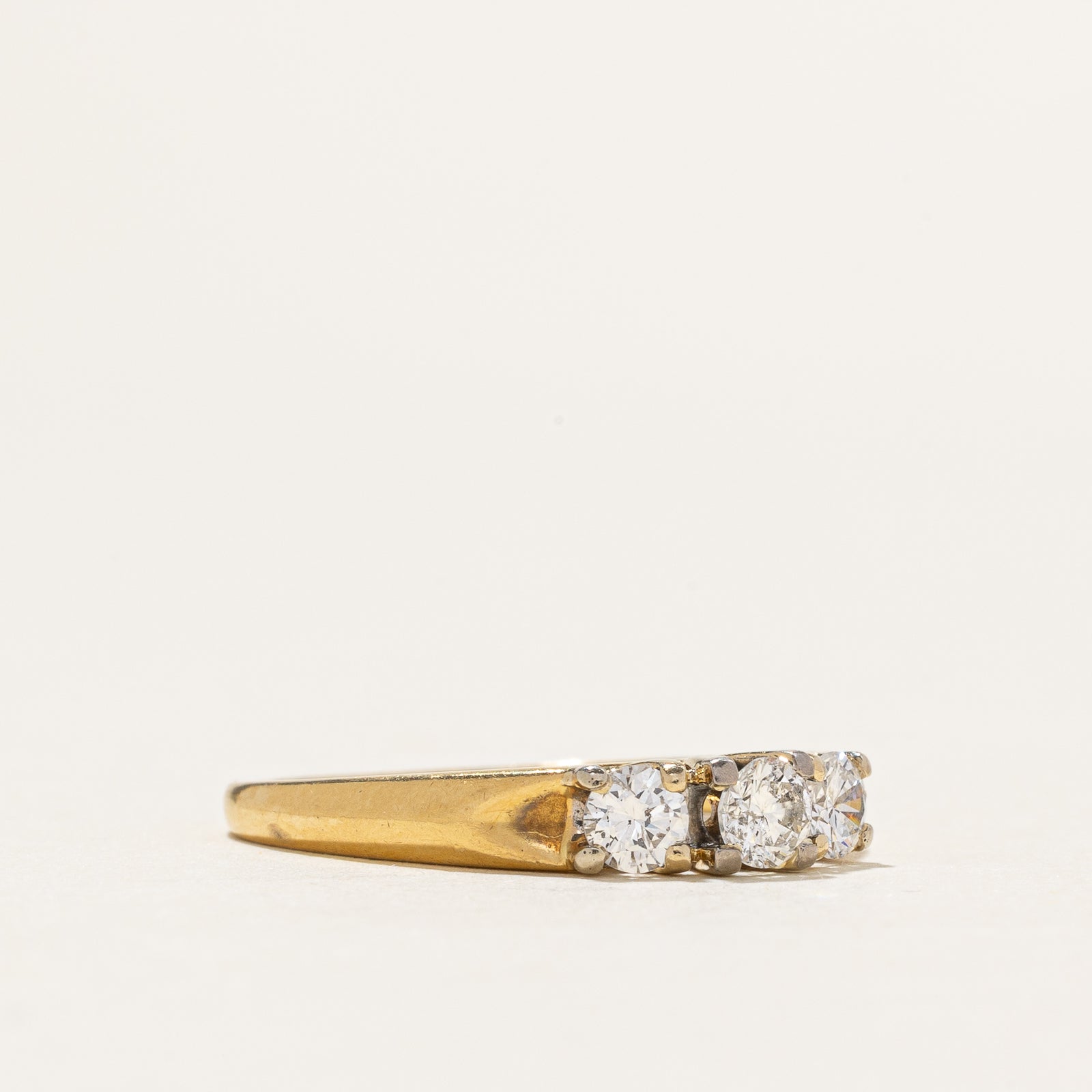 Three Stone Diamond Ring | 0.48ctw | SZ 7