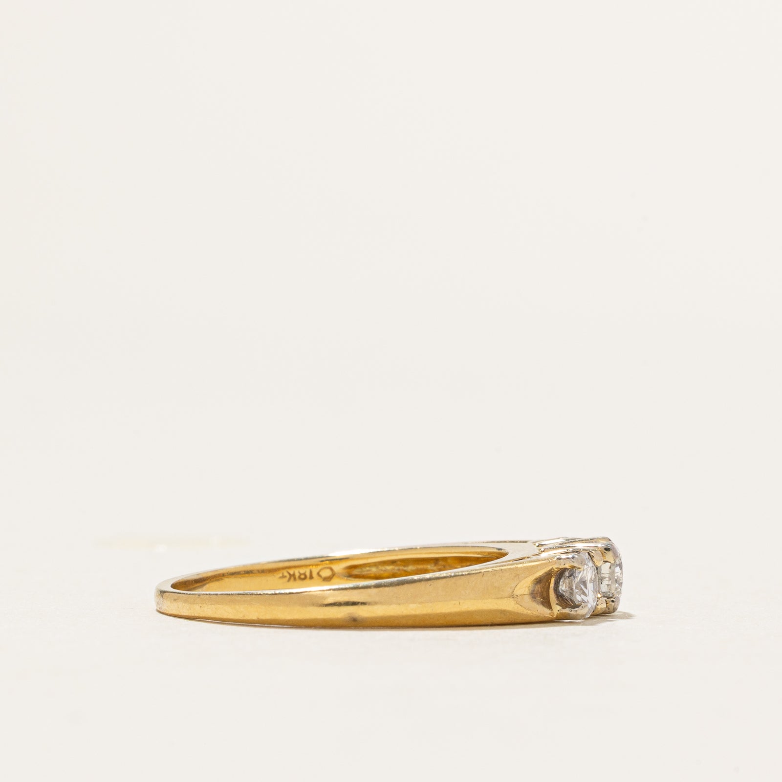 Three Stone Diamond Ring | 0.48ctw | SZ 7