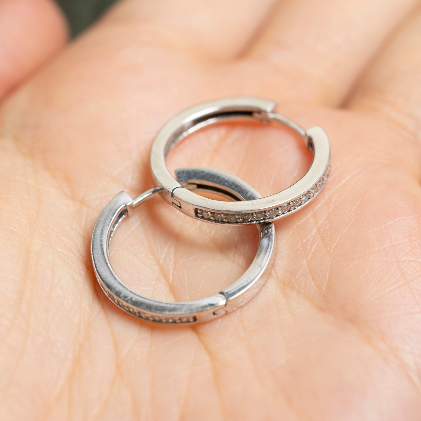 Diamond Hoop Earrings | 0.28ctw