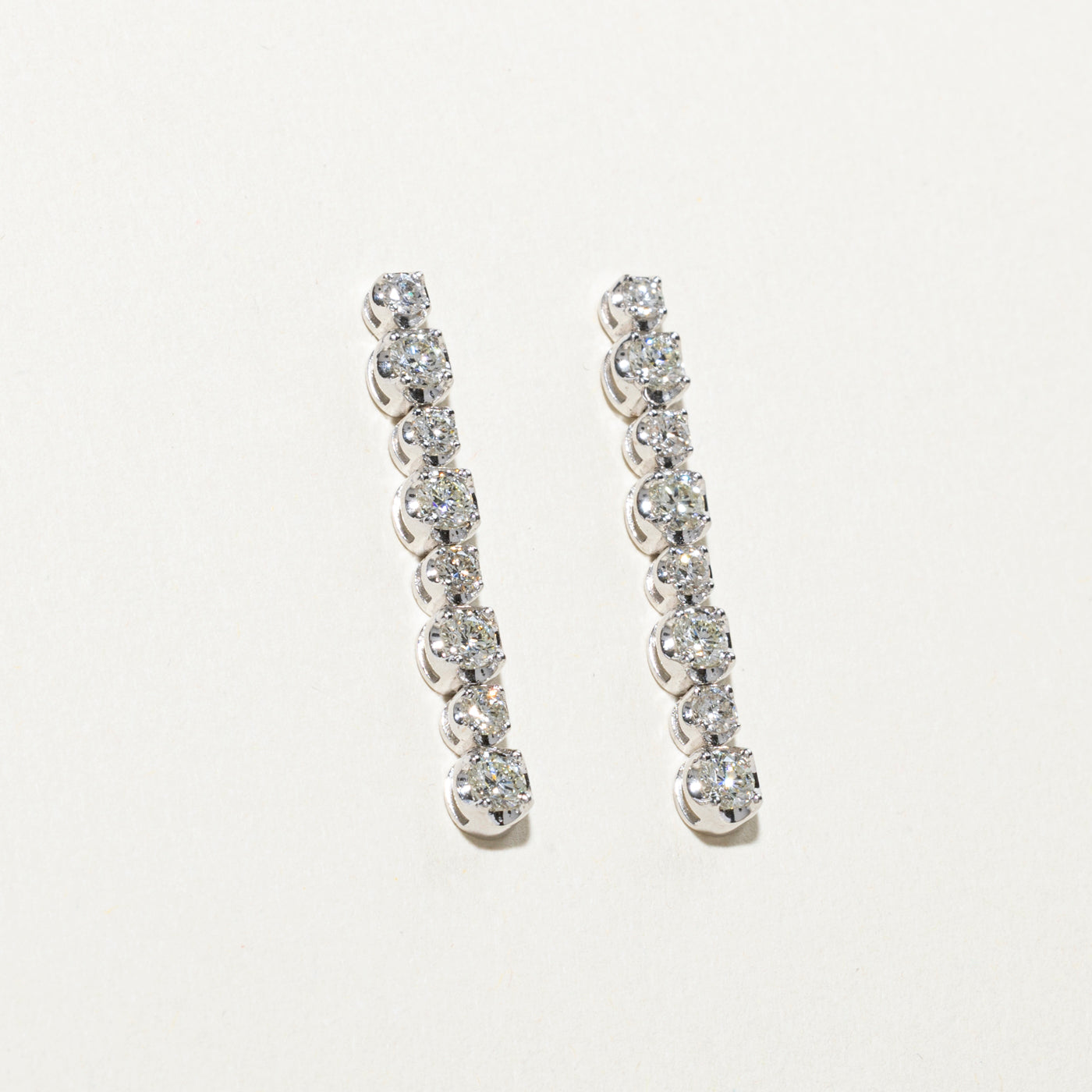 Diamond Drop Earrings | 1.41ctw