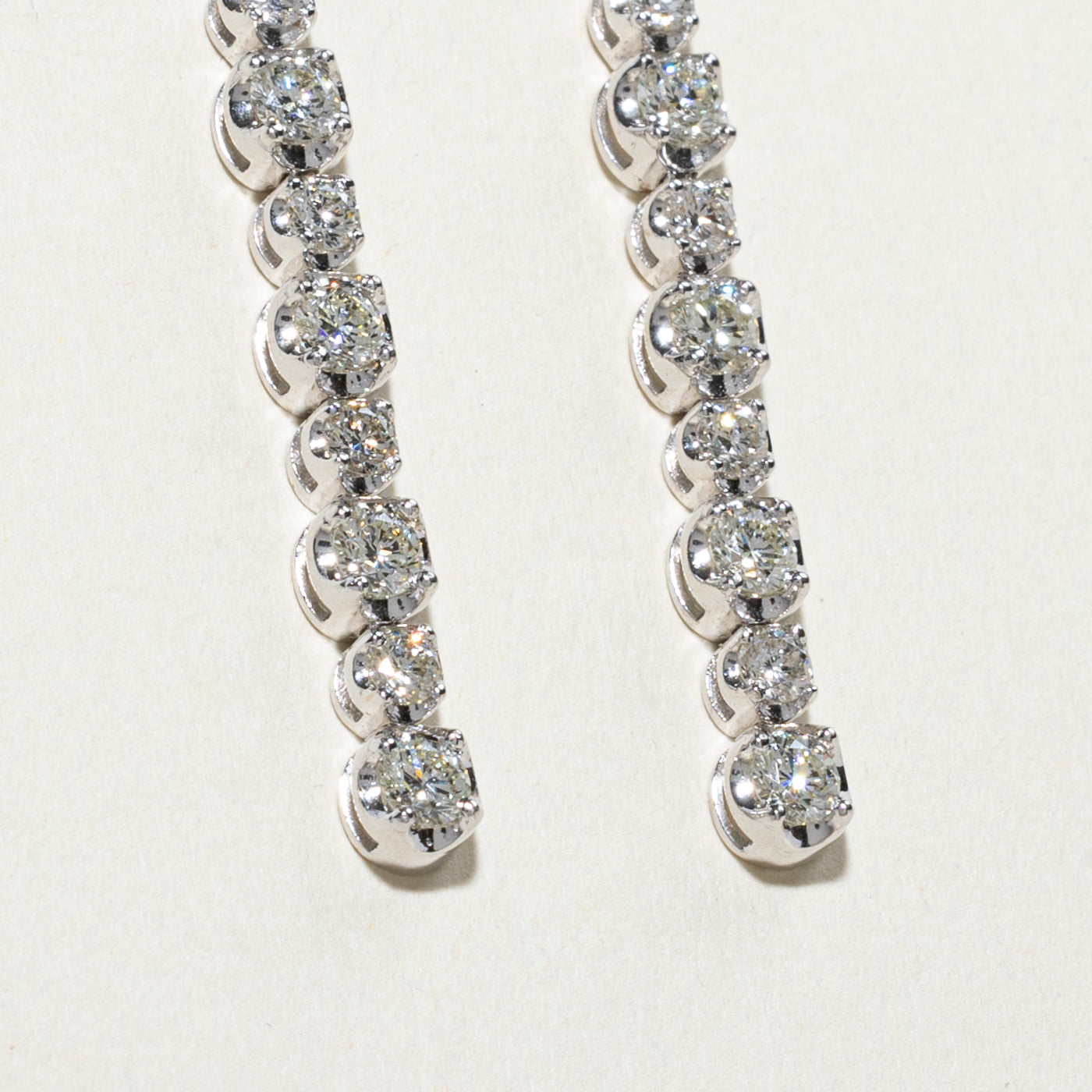 Diamond Drop Earrings | 1.41ctw
