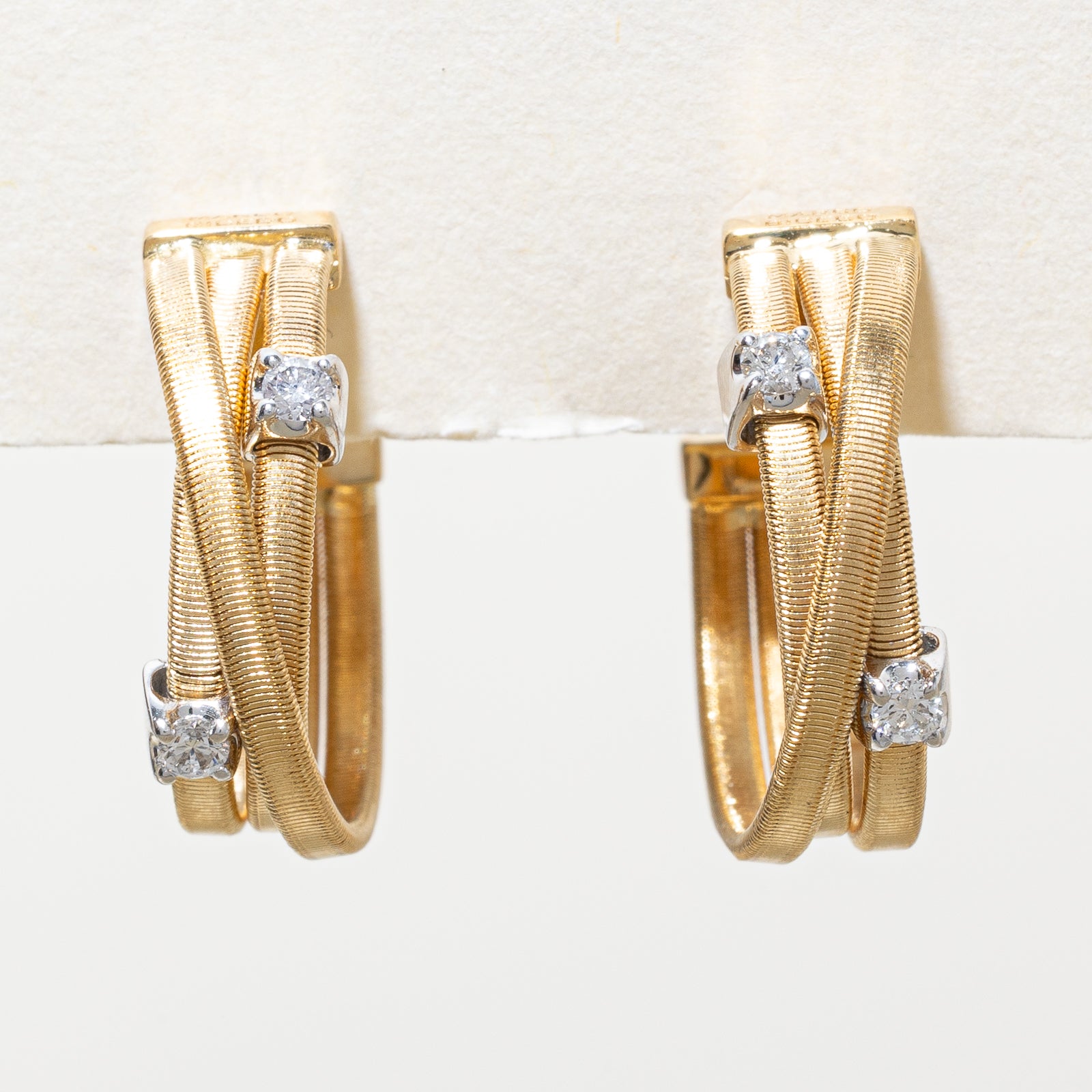 Diamond Hoop Earrings | 0.10ctw