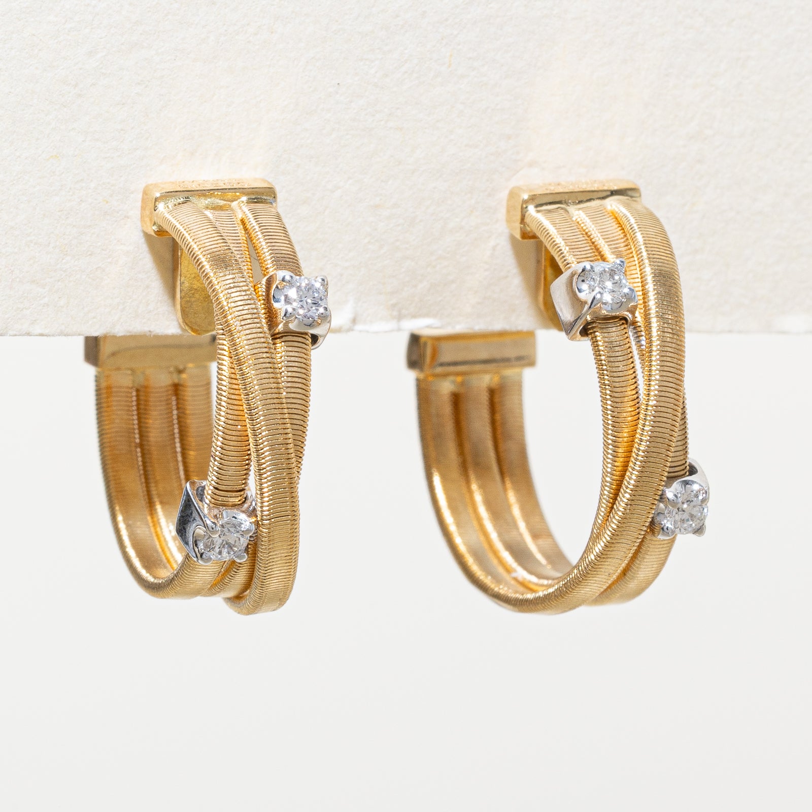 Diamond Hoop Earrings | 0.10ctw