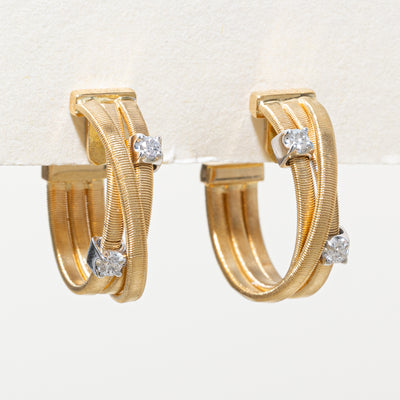 Diamond Hoop Earrings | 0.10ctw