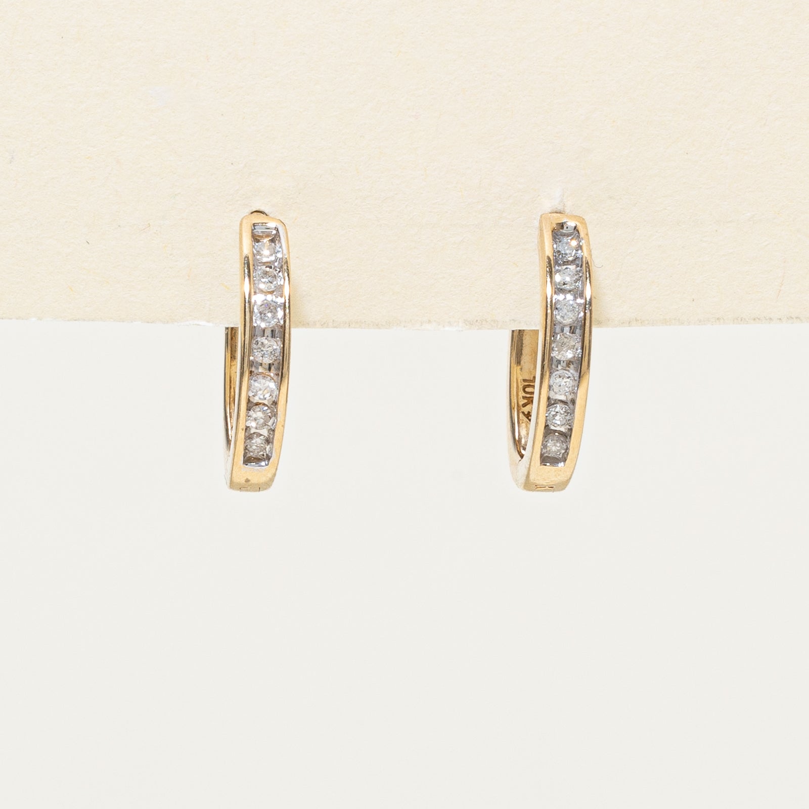 Diamond Huggie Earrings | 0.11ctw