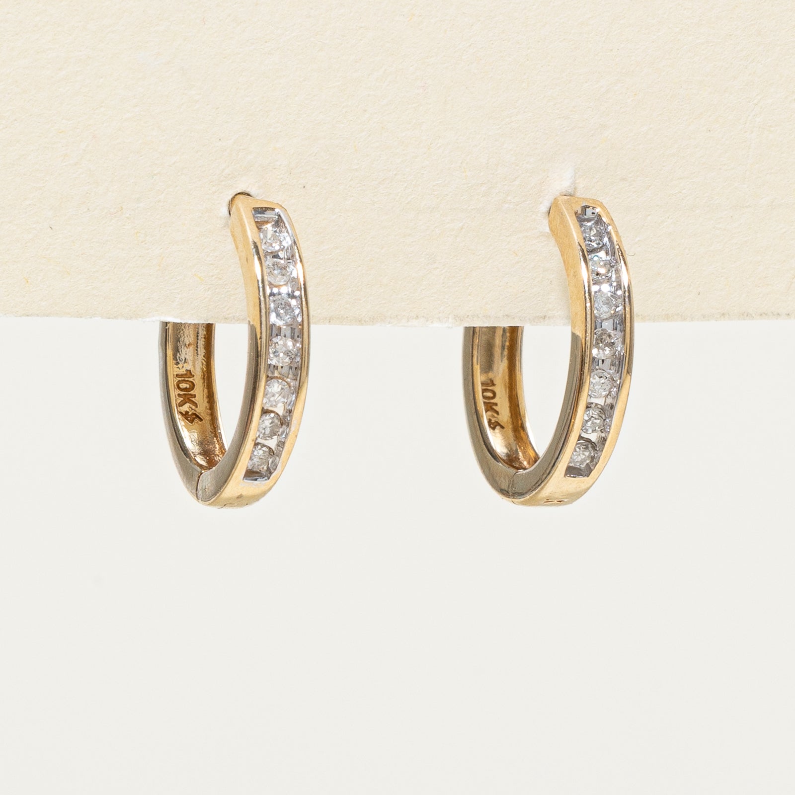 Diamond Huggie Earrings | 0.11ctw