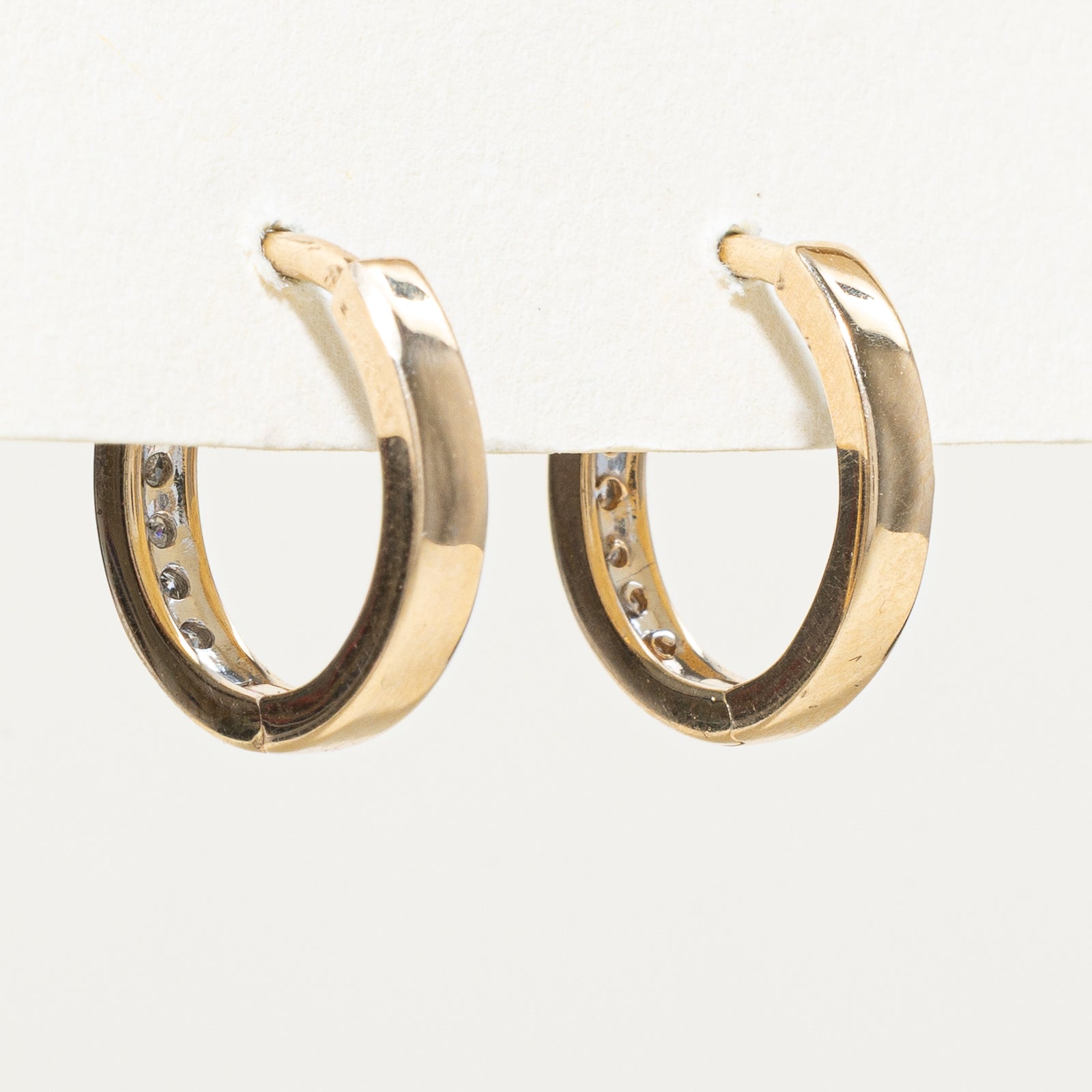 Diamond Huggie Earrings | 0.11ctw