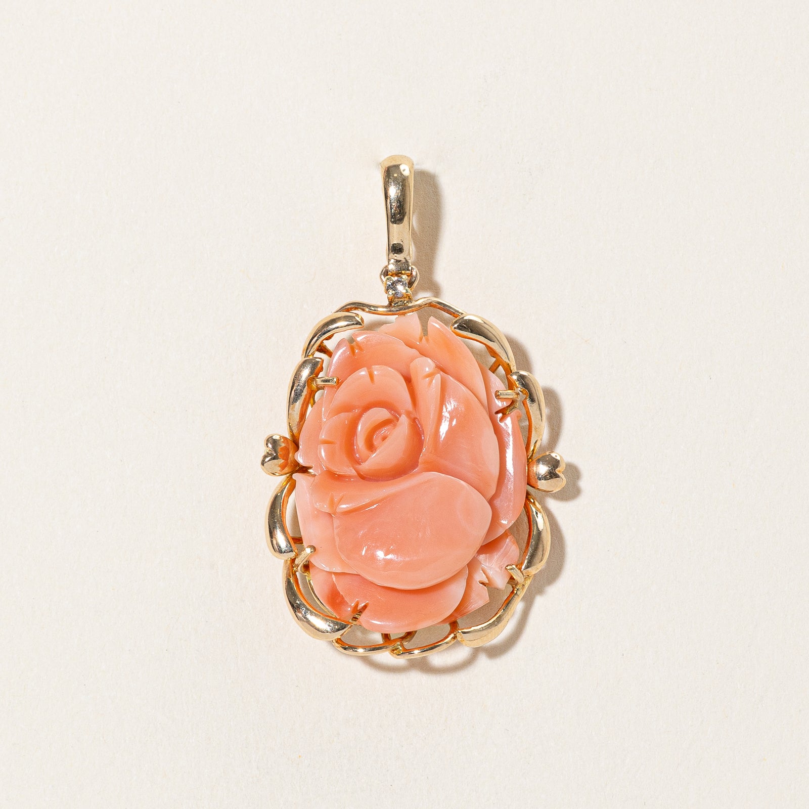 Pendentif Fleur de Corail | 4,00 ct