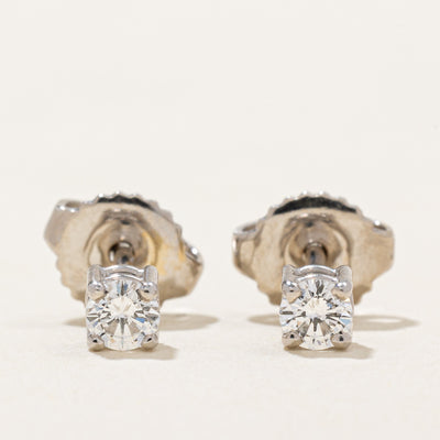 18K Diamond Stud Earrings | 0.21ctw