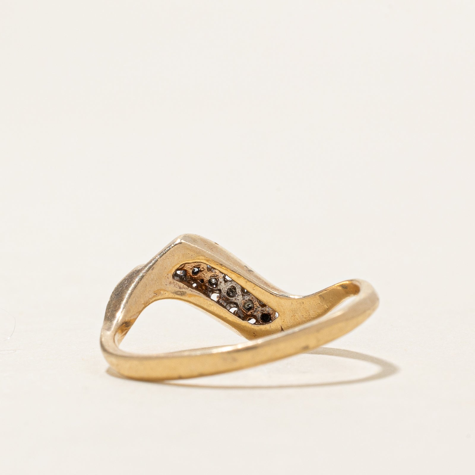 Diamond Contour Ring | 0.10ctw | SZ 5.25