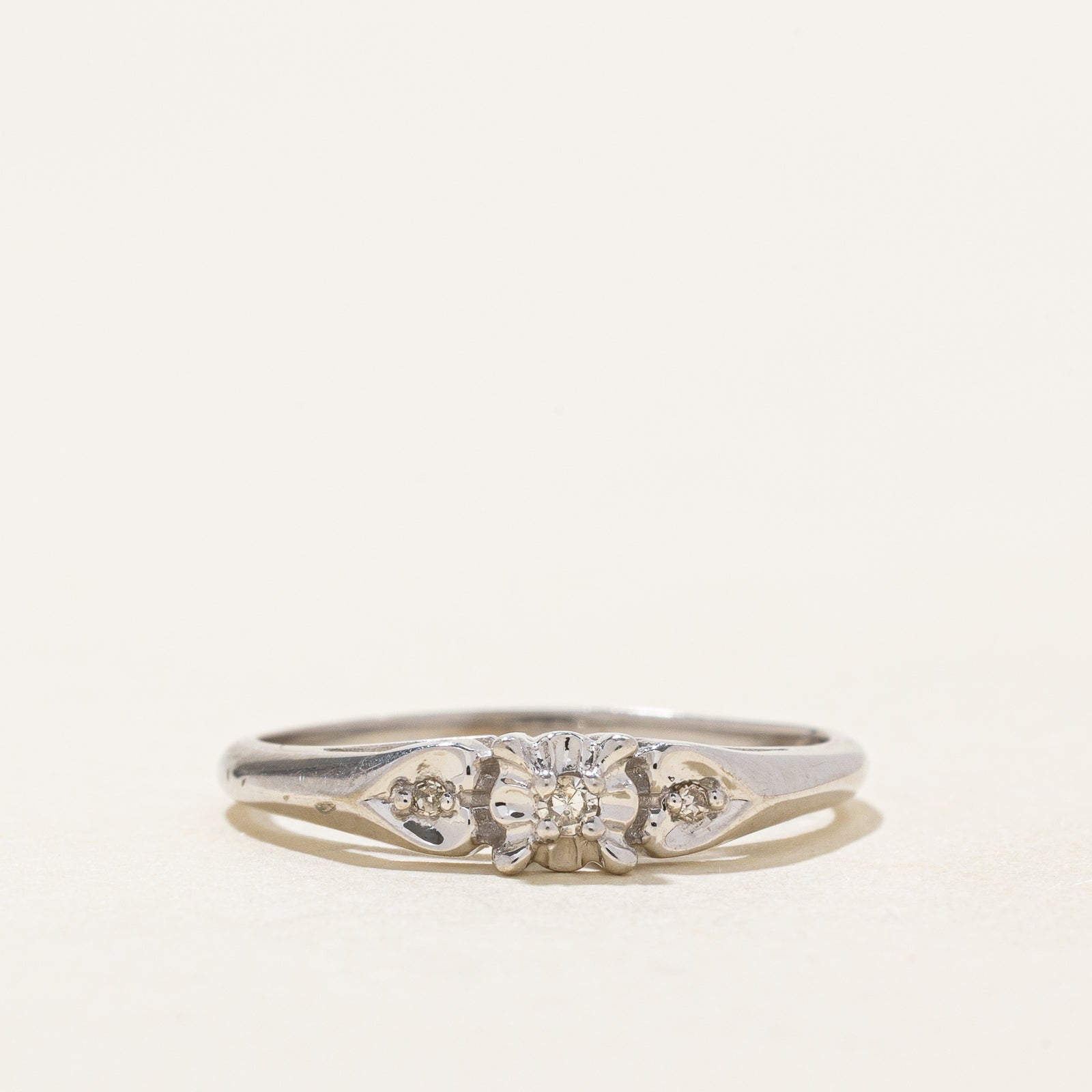 Illusion Set Diamond Ring | 0.03ctw | SZ 6.5