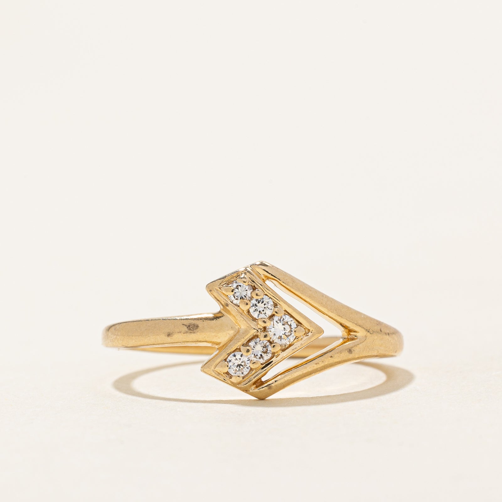Diamond Arrow Ring | 0.10ctw | SZ 7.5