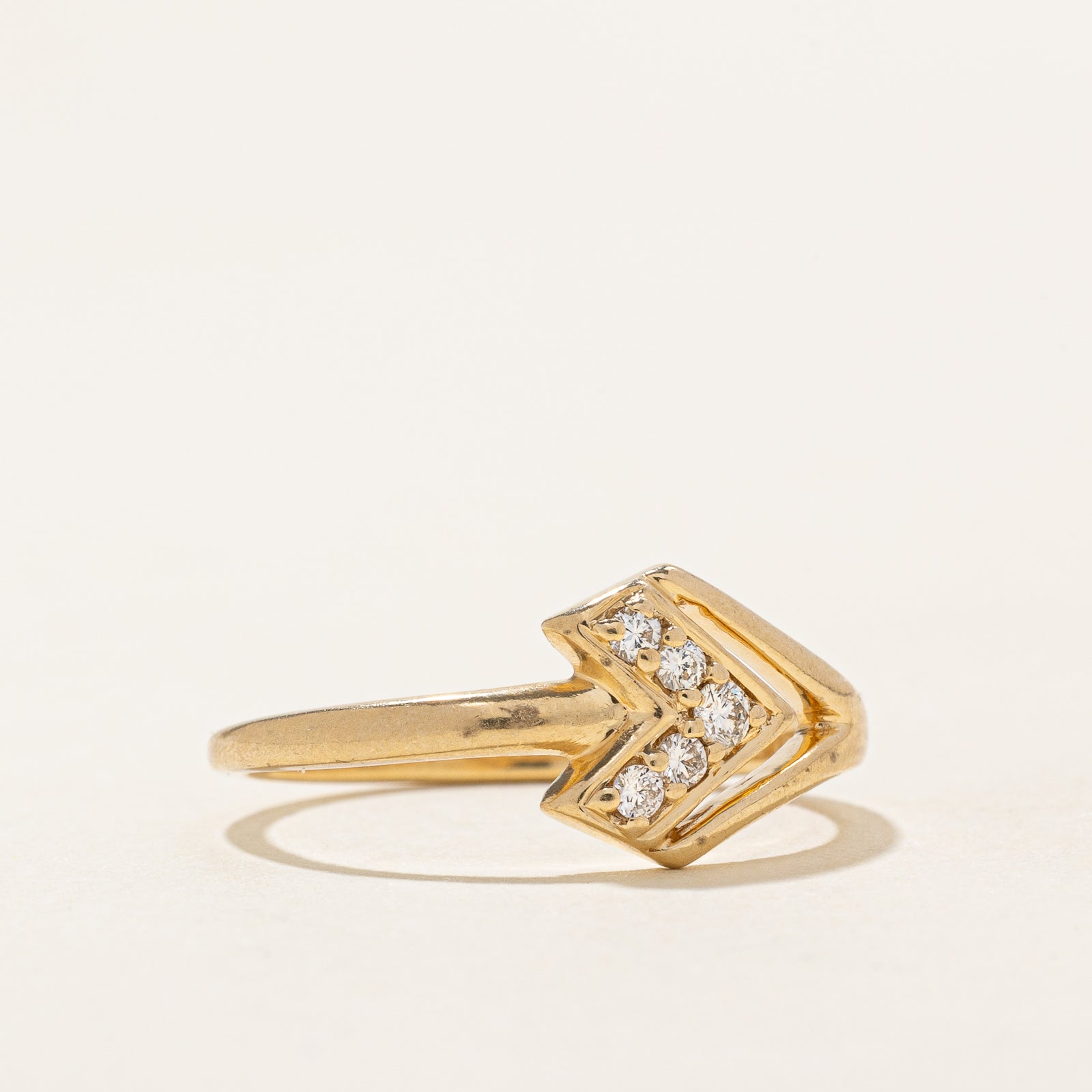 Diamond Arrow Ring | 0.10ctw | SZ 7.5
