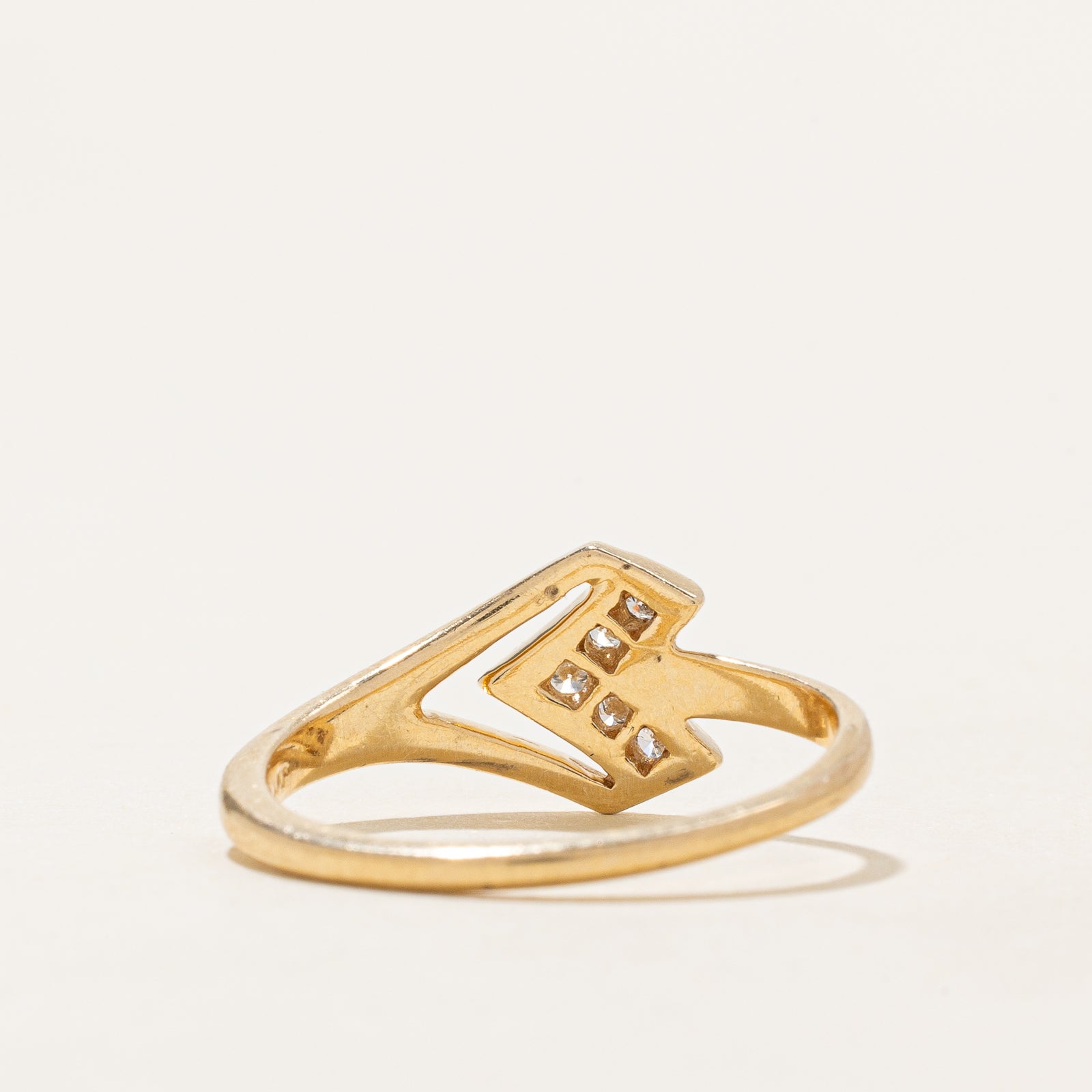 Diamond Arrow Ring | 0.10ctw | SZ 7.5