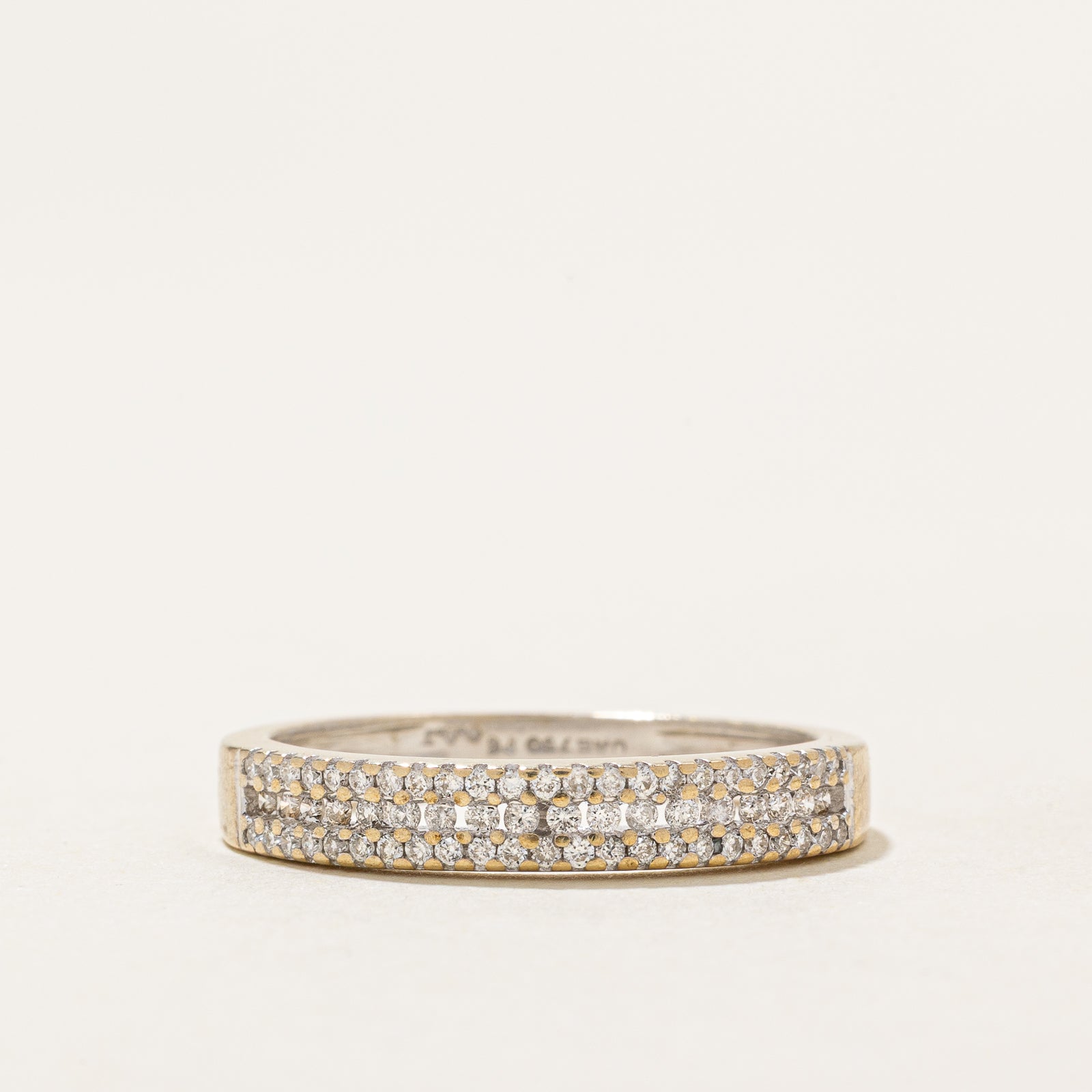 Semi Eternity Multi Row Diamond Band | 0.23ctw | SZ 7.5