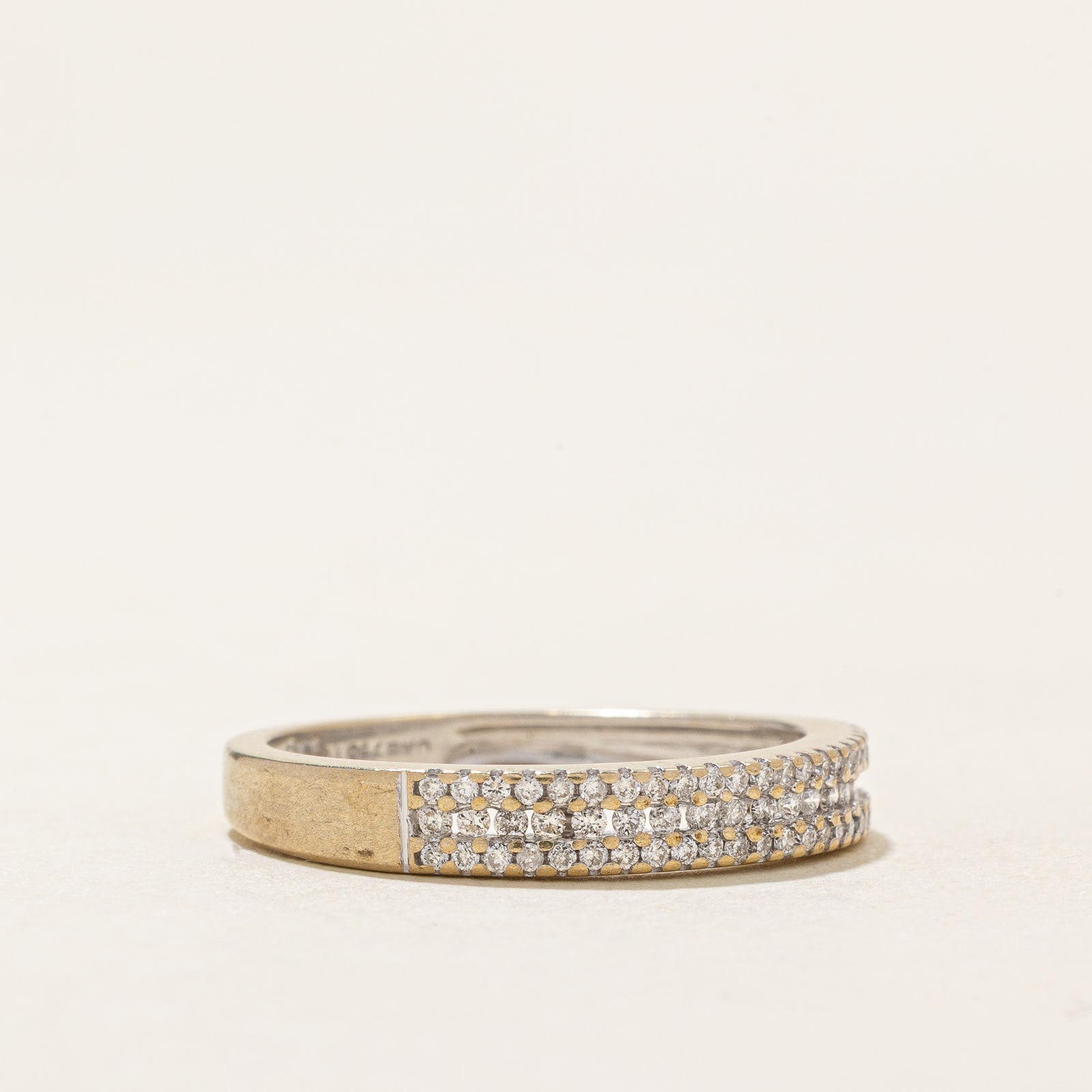 Semi Eternity Multi Row Diamond Band | 0.23ctw | SZ 7.5